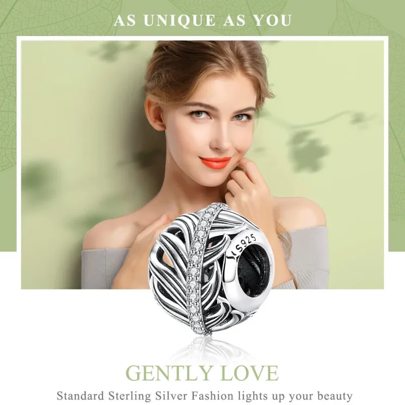 (zdjęcie do) Charms Typu Pandora delikatnie kochaj - SCC1065 - Wyświetl 2