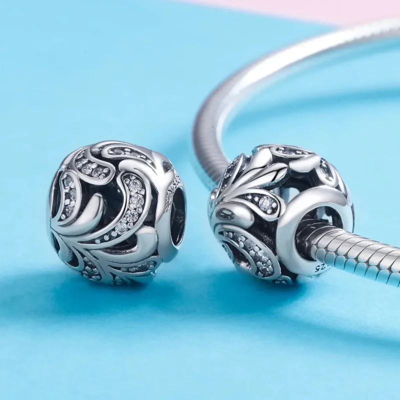(zdjęcie do) Charms Typu Pandora Delikatny kwiat - SCC742 - Wyświetl 4