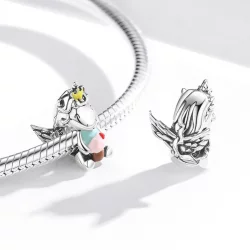 Charms Typu Pandora Deserowy Jednorożec - SCC1872