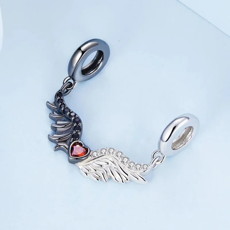 (zdjęcie do) Charms Typu Pandora Diabły i Anioły - BSC693 - Wyświetl 2
