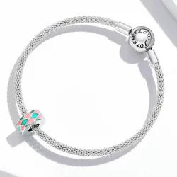 Charms Typu Pandora Diamentowa krata - SCC2165