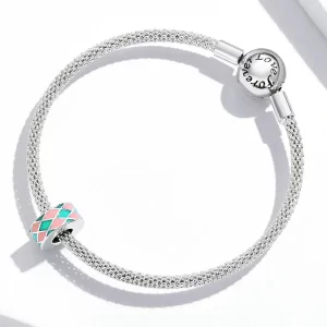 Charms Typu Pandora Diamentowa krata - SCC2165