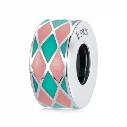 Charms Typu Pandora Diamentowa krata - SCC2165