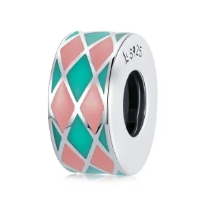Charms Typu Pandora Diamentowa krata - SCC2165