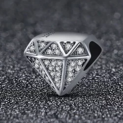 Charms Typu Pandora Diamentowa Miłość - SCC397