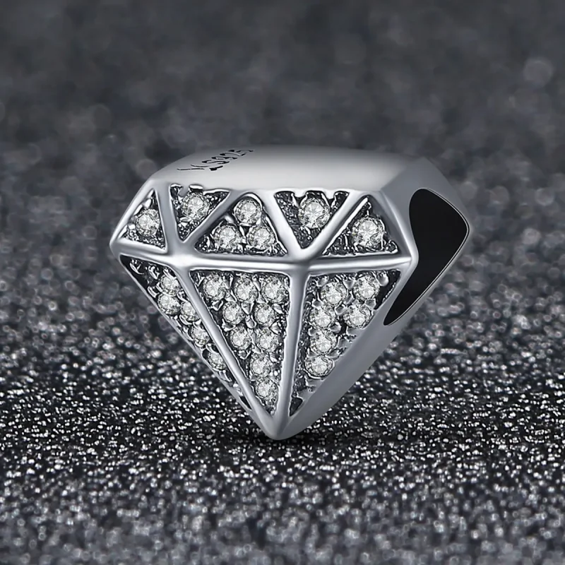 (zdjęcie do) Charms Typu Pandora Diamentowa Miłość - SCC397 - Wyświetl 2