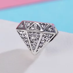 Charms Typu Pandora Diamentowa Miłość - SCC397