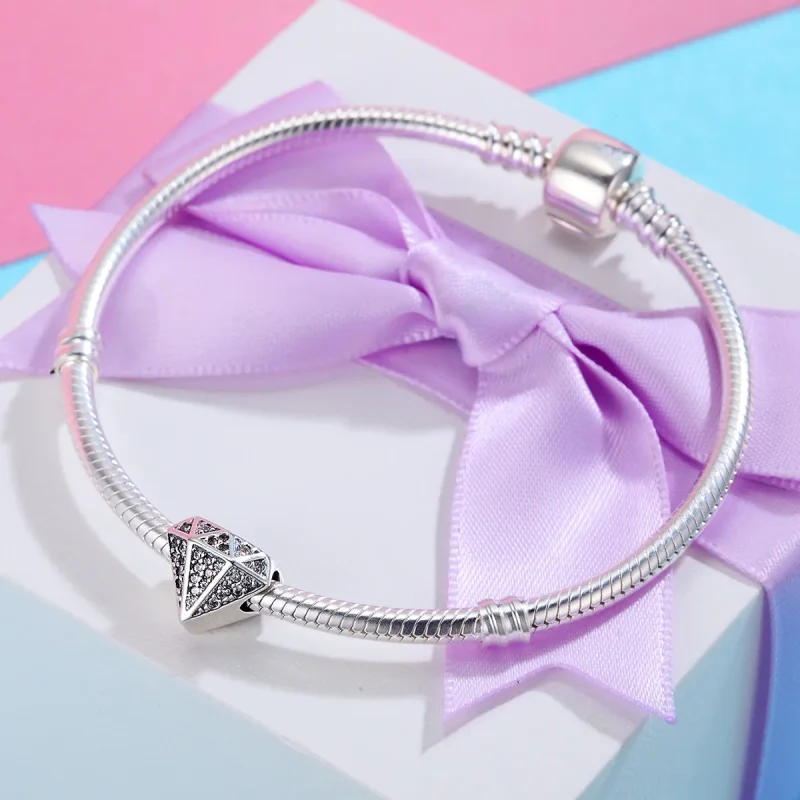 (zdjęcie do) Charms Typu Pandora Diamentowa Miłość - SCC397 - Wyświetl 4