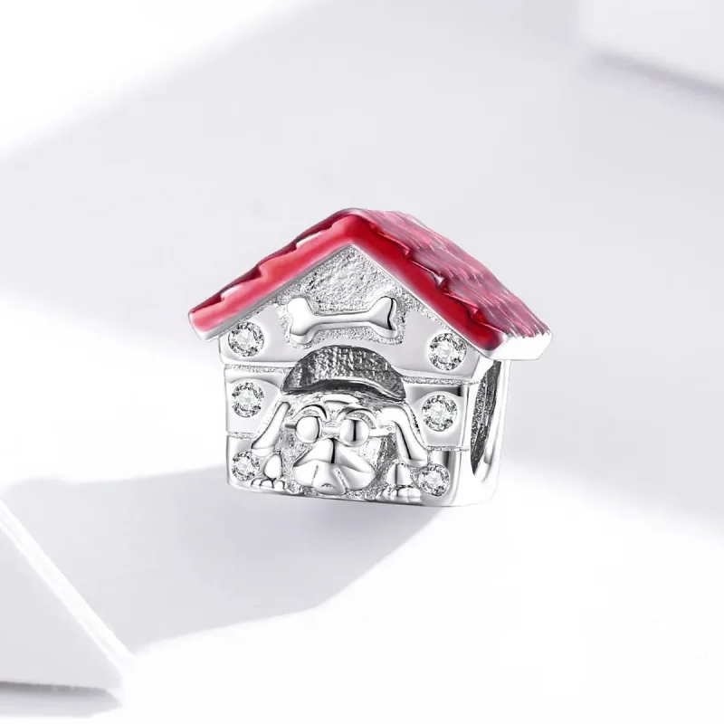 (zdjęcie do) Charms Typu Pandora Dom dla zwierząt - BSC286 - Wyświetl 3