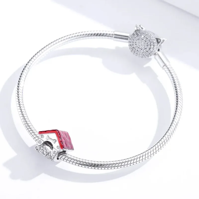 (zdjęcie do) Charms Typu Pandora Dom dla zwierząt - BSC286 - Wyświetl 4