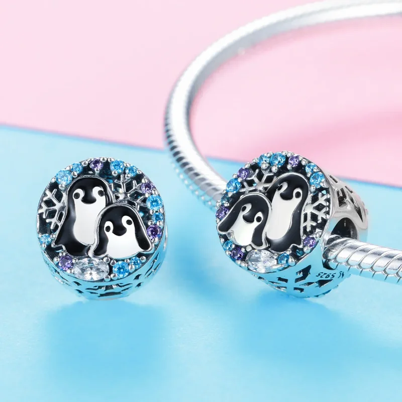 (zdjęcie do) Charms Typu Pandora Dom Pingwina - SCC992 - Wyświetl 3