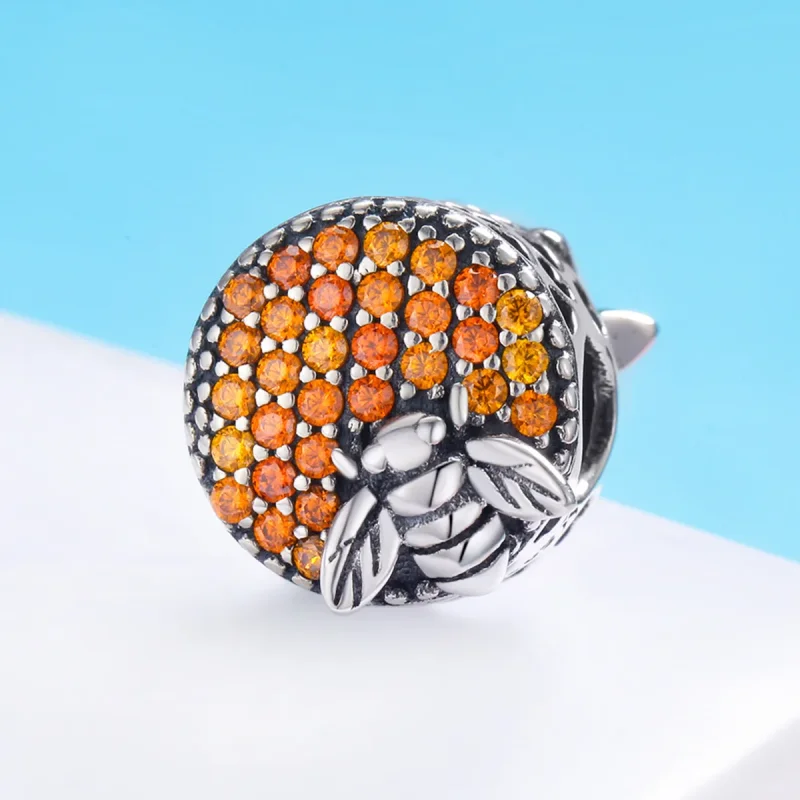 (zdjęcie do) Charms Typu Pandora Dom pszczół - SCC654 - Wyświetl 3