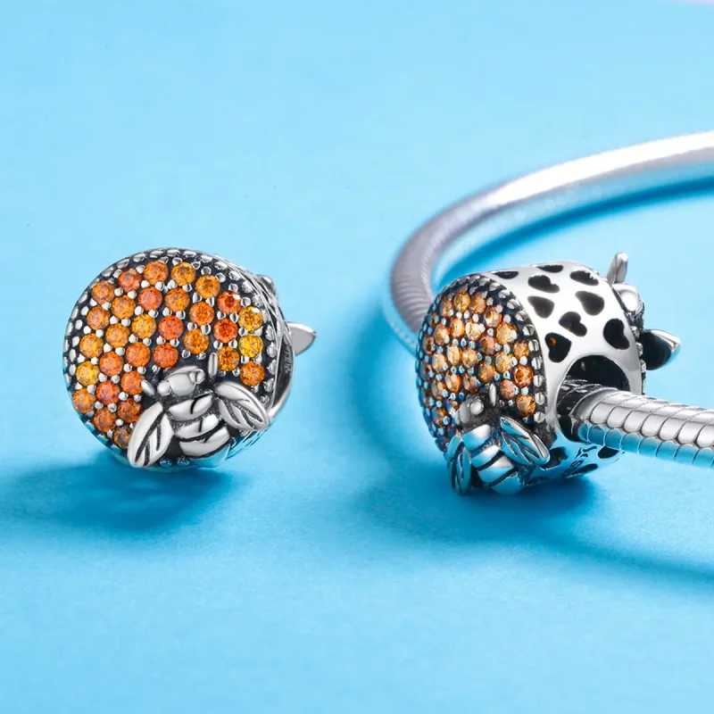 (zdjęcie do) Charms Typu Pandora Dom pszczół - SCC654 - Wyświetl 5