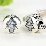 Charms Typu Pandora Drzewko świąteczne - SCC064