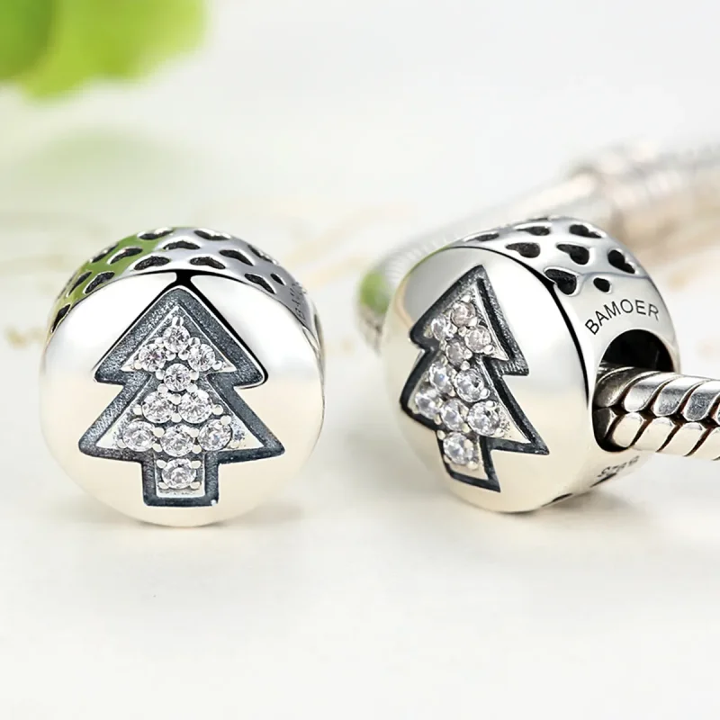 (zdjęcie do) Charms Typu Pandora Drzewko świąteczne - SCC064 - Wyświetl 2