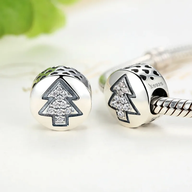 (zdjęcie do) Charms Typu Pandora Drzewko świąteczne - SCC064 - Wyświetl 3