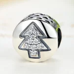 Charms Typu Pandora Drzewko świąteczne - SCC064