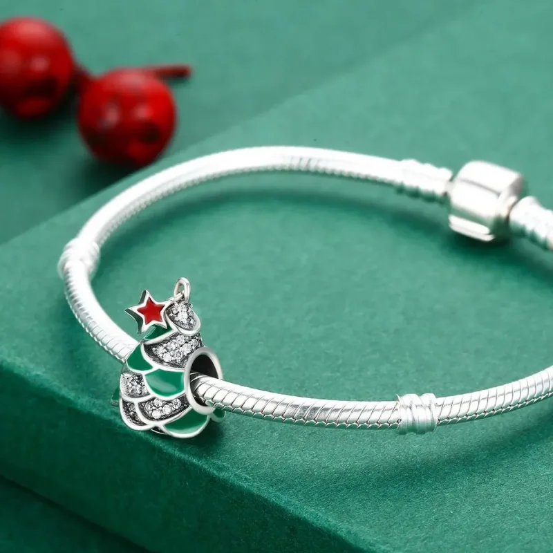 (zdjęcie do) Charms Typu Pandora Drzewko świąteczne - SCC307 - Wyświetl 5
