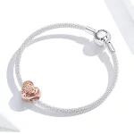Charms Typu Pandora Drzewo genealogiczne róż - BSC215