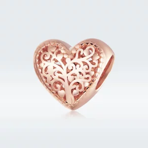 Charms Typu Pandora Drzewo genealogiczne róż - BSC215