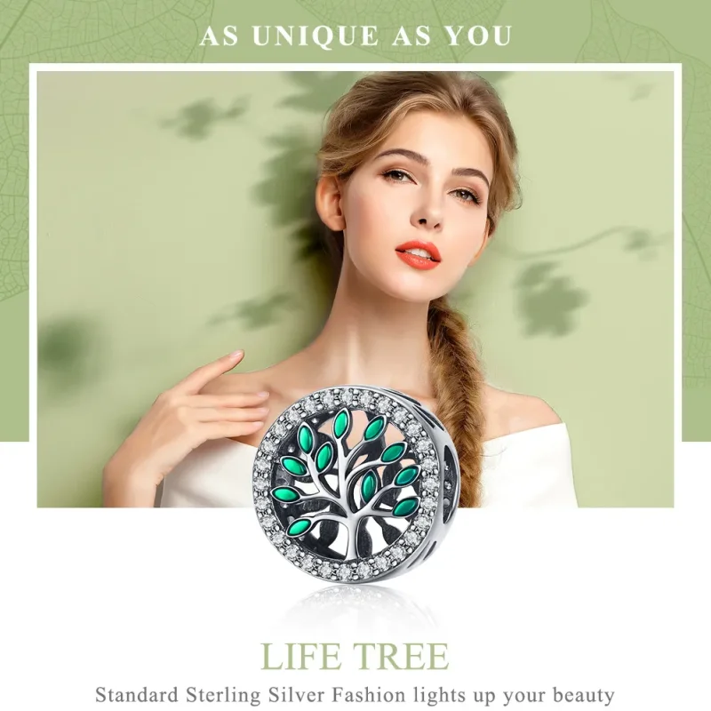 (zdjęcie do) Charms Typu Pandora Drzewo życia - SCC1095 - Wyświetl 2