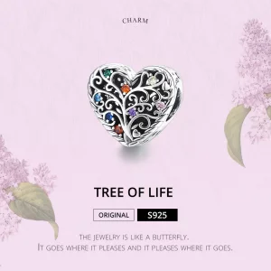 Charms Typu Pandora Drzewo życia - SCC1608