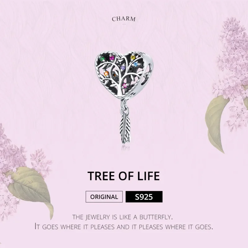 (zdjęcie do) Charms Typu Pandora Drzewo życia - SCC1768 - Wyświetl 6