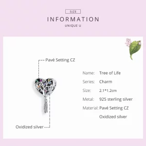 Charms Typu Pandora Drzewo życia - SCC1768