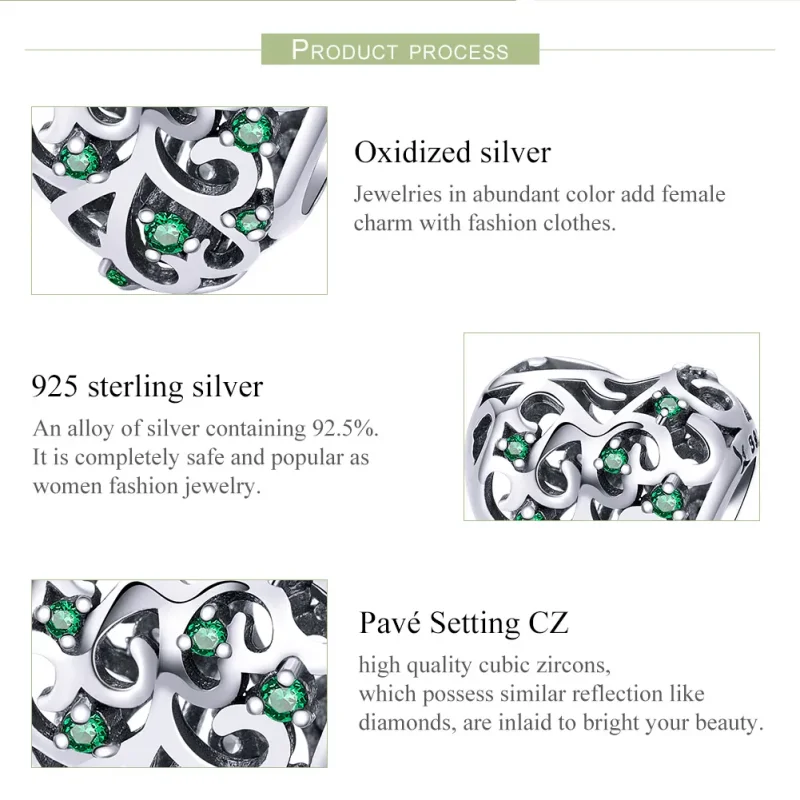 (zdjęcie do) Charms Typu Pandora Drzewo życia - SCC720 - Wyświetl 7