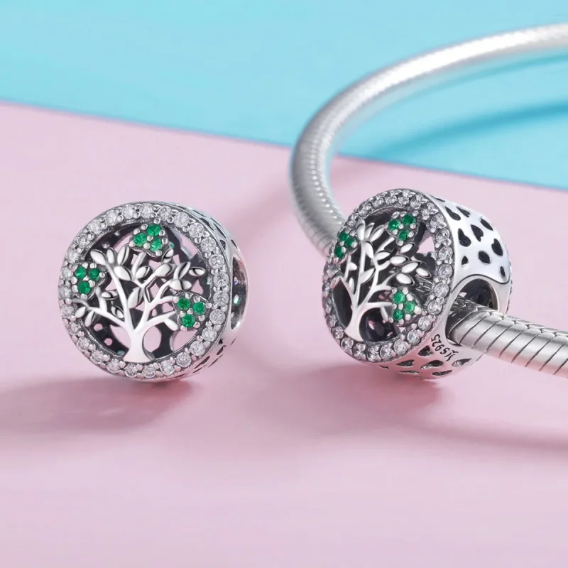 (zdjęcie do) Charms Typu Pandora Drzewo życia - SCC919 - Wyświetl 4