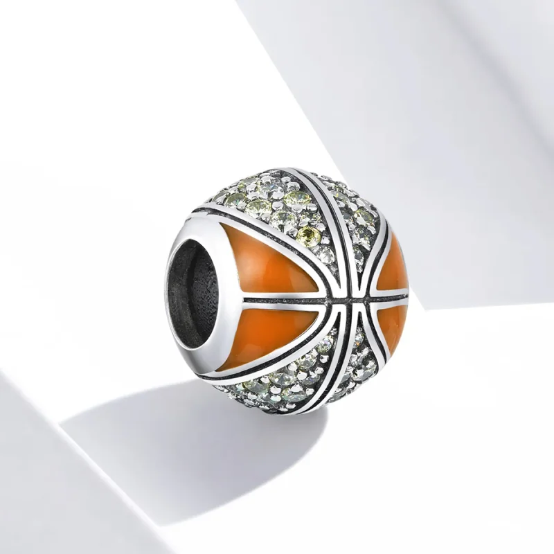 (zdjęcie do) Charms Typu Pandora Duch koszykówki - SCC1506 - Wyświetl 2