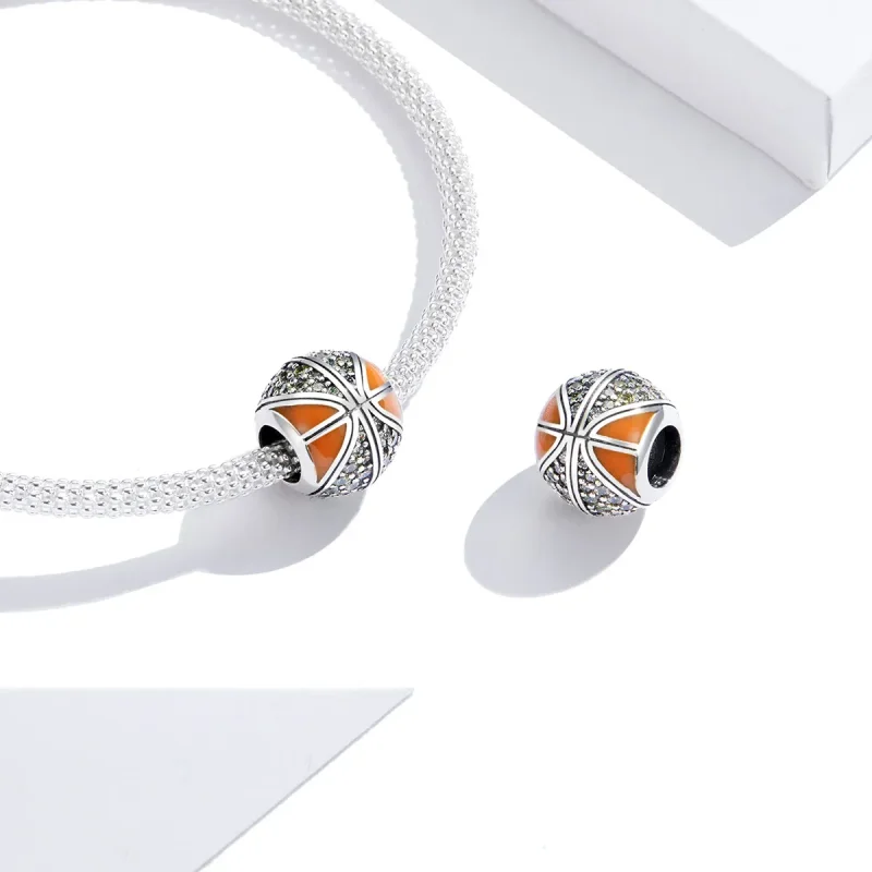 (zdjęcie do) Charms Typu Pandora Duch koszykówki - SCC1506 - Wyświetl 3
