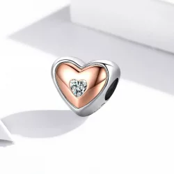 Charms Typu Pandora Dwukolorowa miłość - BSC566