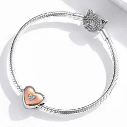 Charms Typu Pandora Dwukolorowa miłość - BSC566