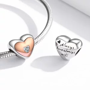 Charms Typu Pandora Dwukolorowa miłość - BSC566