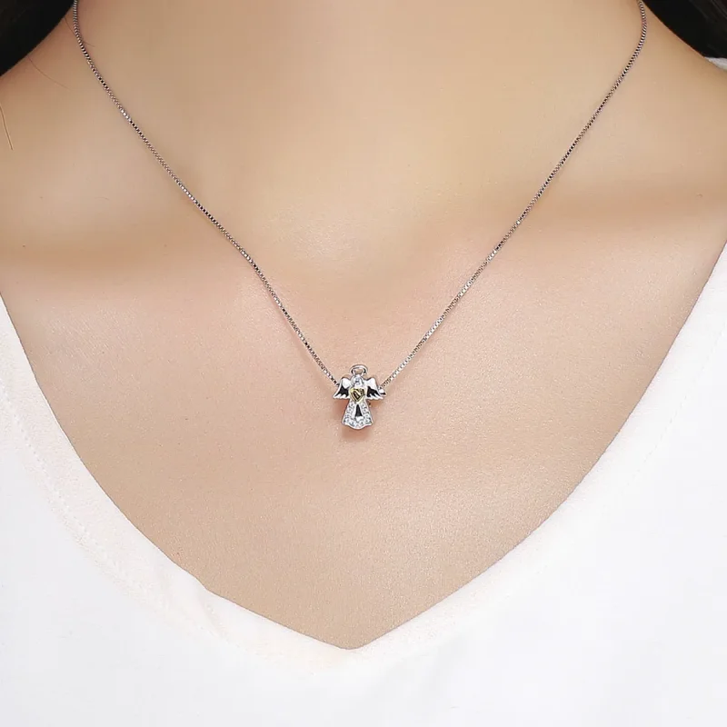 (zdjęcie do) Charms Typu Pandora Dwutonową Anioł Stróż - SCC747 - Wyświetl 5