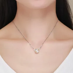 Charms Typu Pandora Dwutonową Kwiaty i motyle - SCC546