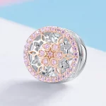 Charms Typu Pandora Dwutonową Kwitnący pączek - SCC923