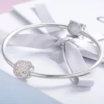 Charms Typu Pandora Dwutonową Kwitnący pączek - SCC923