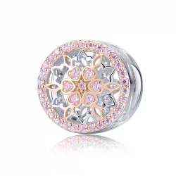 Charms Typu Pandora Dwutonową Kwitnący pączek - SCC923
