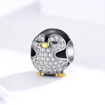 Charms Typu Pandora Dwutonową Pingwin - BSC126