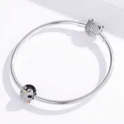 Charms Typu Pandora Dwutonową Pingwin - BSC126