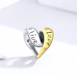 Charms Typu Pandora Dwutonową Zakochany - BSC227
