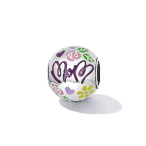Charms Typu Pandora Dzień Matki - Kolorowe Doodle - BSC595