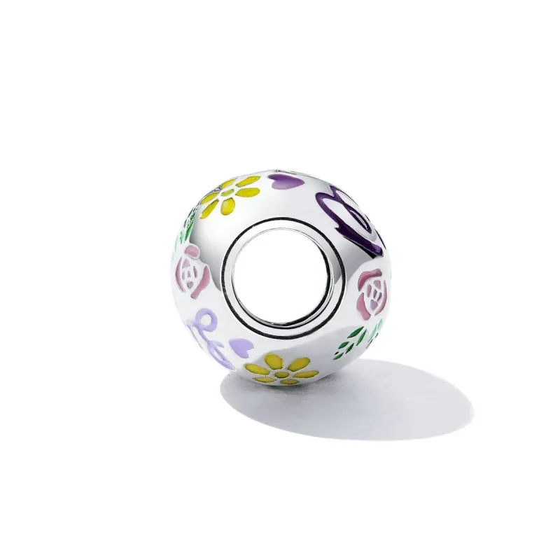 (zdjęcie do) Charms Typu Pandora Dzień Matki - Kolorowe Doodle - BSC595 - Wyświetl 3