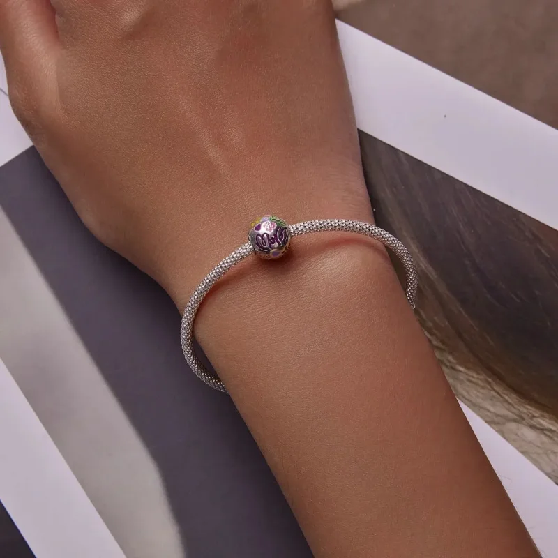 (zdjęcie do) Charms Typu Pandora Dzień Matki - Kolorowe Doodle - BSC595 - Wyświetl 6