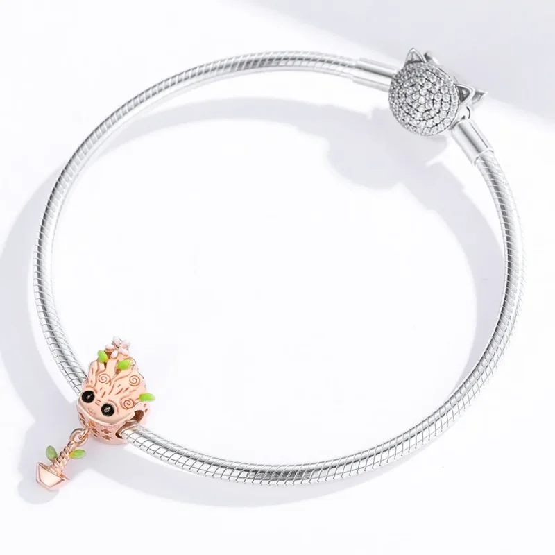 (zdjęcie do) Charms Typu Pandora Dziecko śliczna Groot - BSC130 - Wyświetl 4