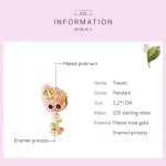 Charms Typu Pandora Dziecko śliczna Groot - BSC130
