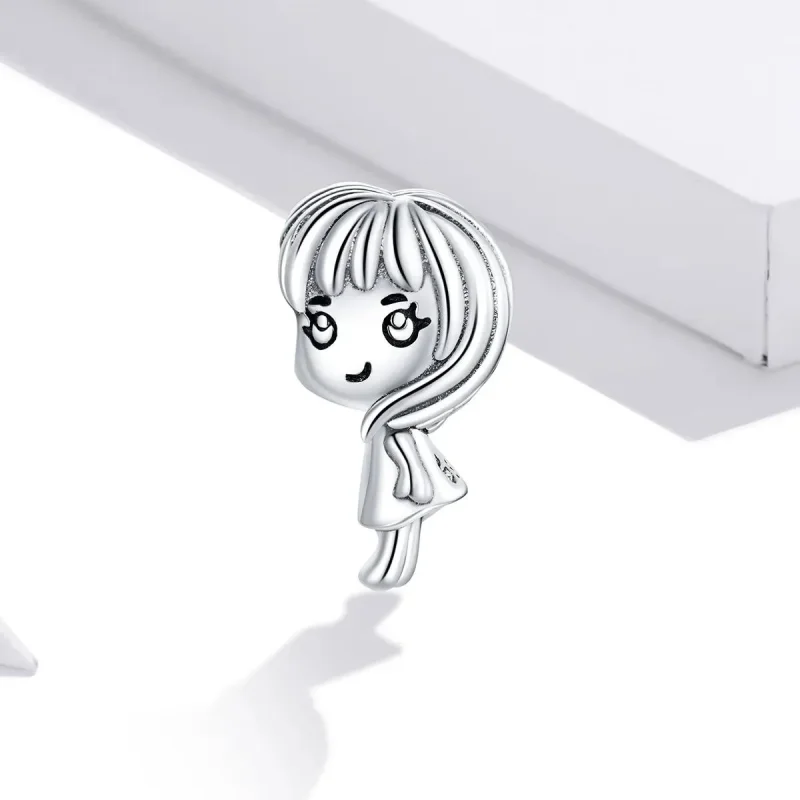 (zdjęcie do) Charms Typu Pandora Dziewczyna z biciem serca - BSC399 - Wyświetl 2