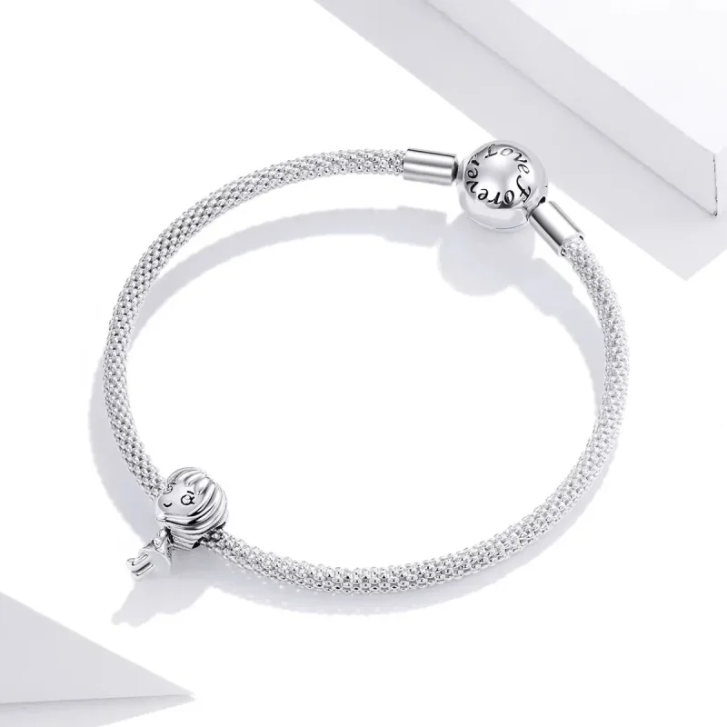 (zdjęcie do) Charms Typu Pandora Dziewczyna z biciem serca - BSC399 - Wyświetl 3